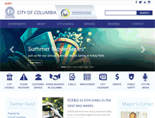 Tablet Screenshot of columbiasc.net